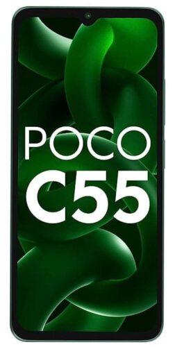 POCO C55 (Forest Green, 6GB RAM, 128GB Storage)